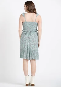 Women's Ruffle Strap Babydoll Dress