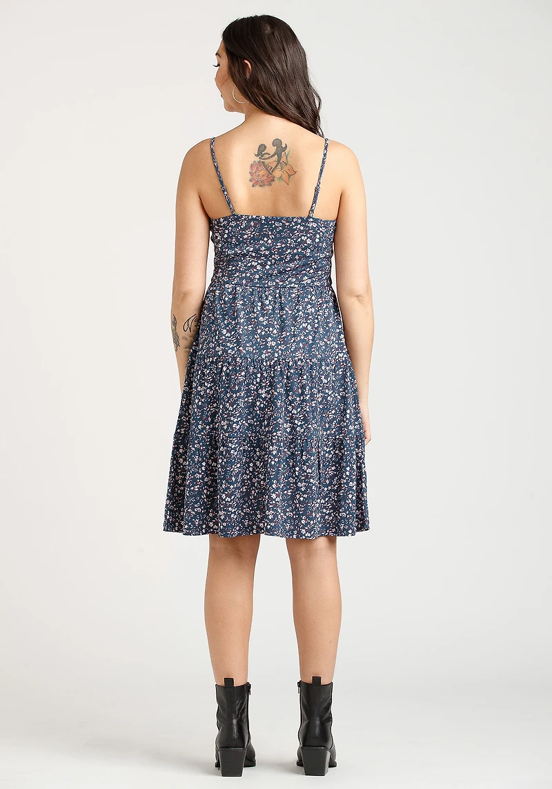 Women's Ditsy Floral Babydoll Dress
