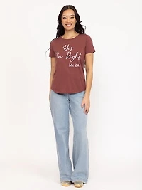 Women's Yes I'm Right Relaxed Tee