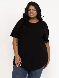Women's Crew Neck Legging Tunic Tee