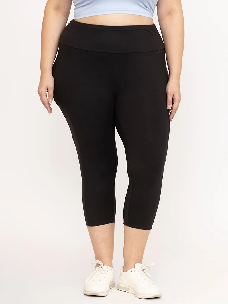 Women's Cell Phone Pocket Capri Legging