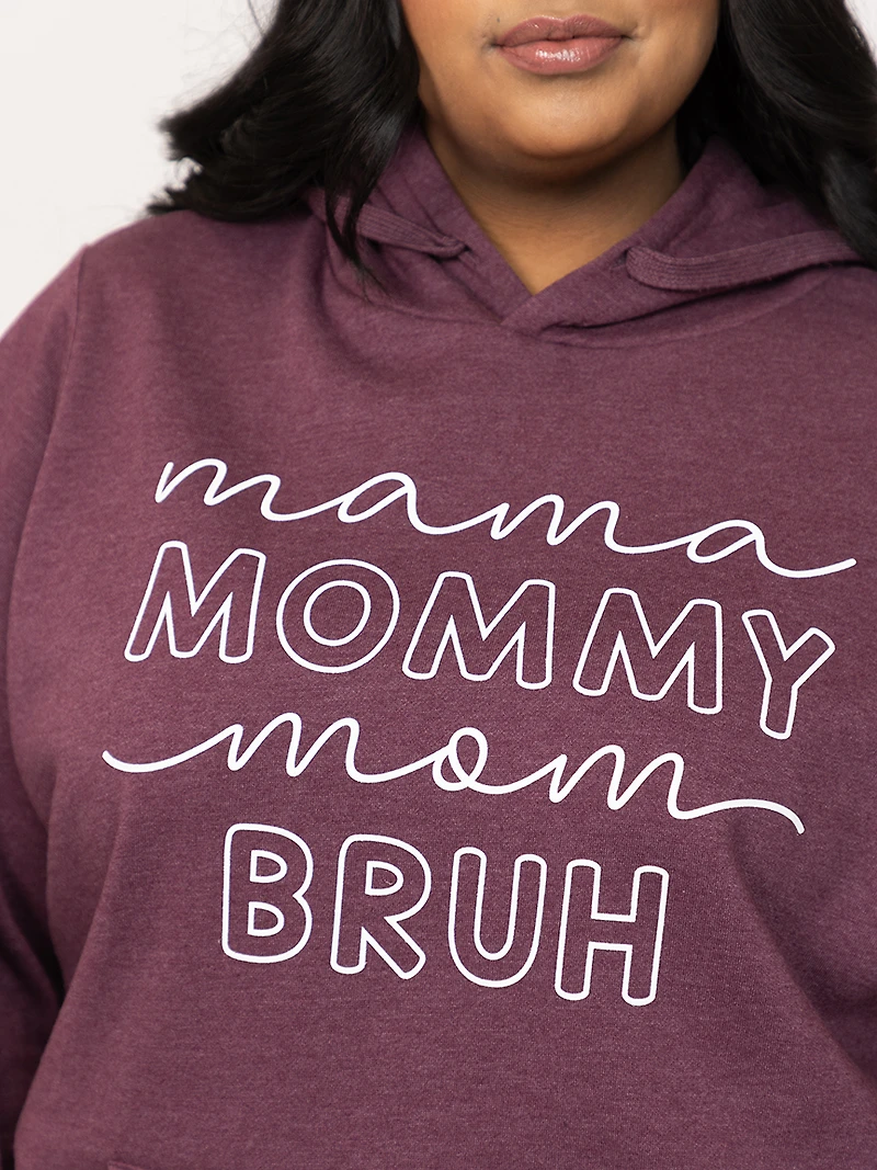 Women's Mama Bruh Hoodie