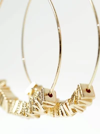 Women's Dangle Hoop Earrings