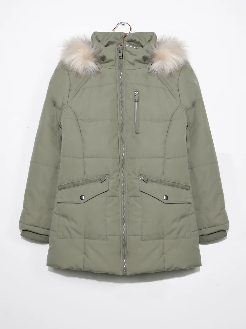 Women's Box Quilted Parka