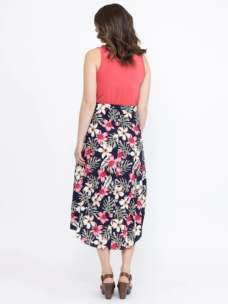 Women's Wrap Midi Dress