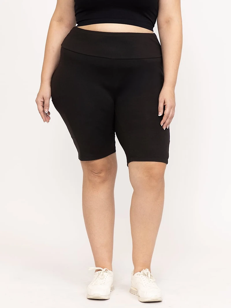 Women's Cell Phone Pocket Bike Short