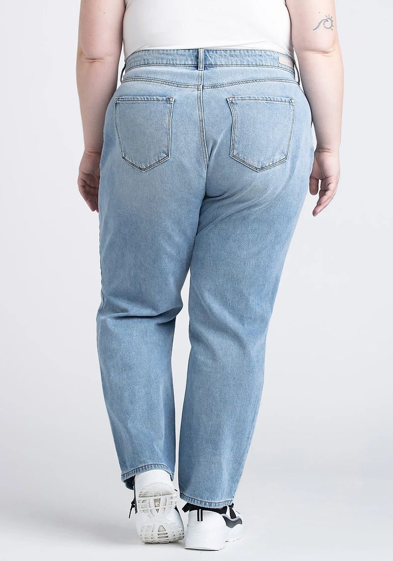 Women's Plus High Rise 90's Boyfriend Jeans