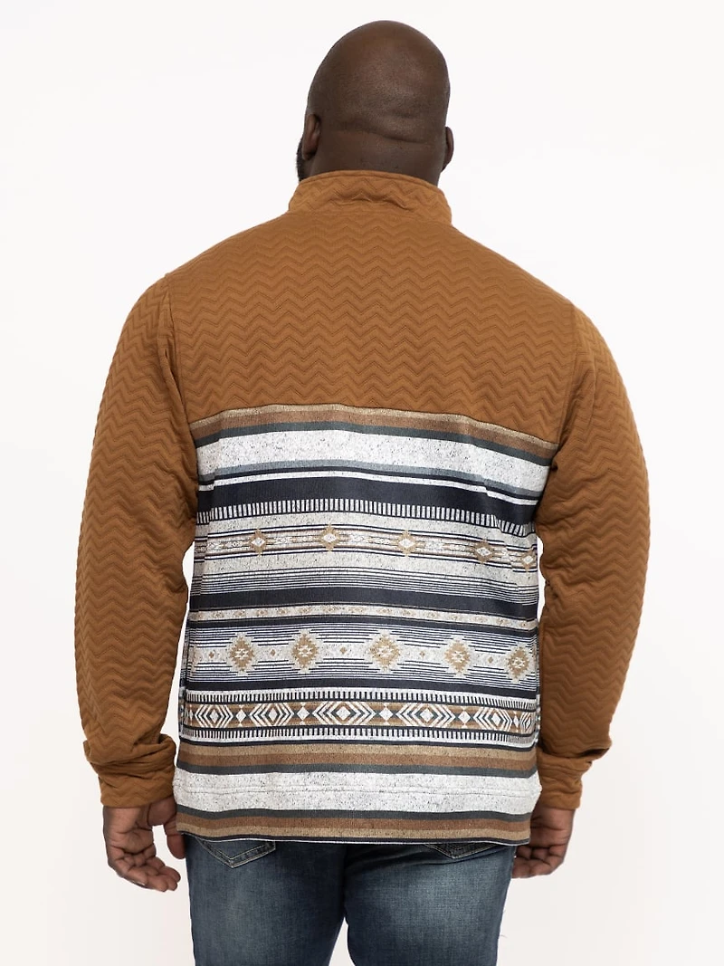 Men's Geo Quarter-Zip Hoodie