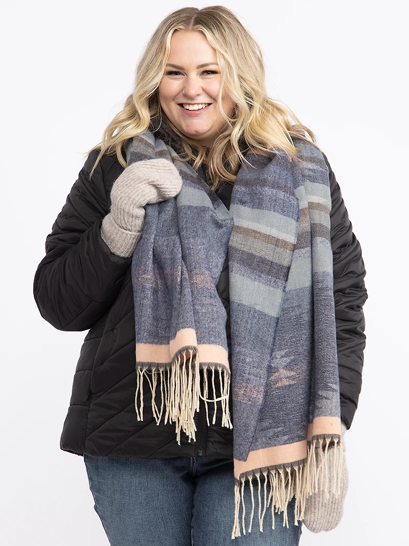 Women's Geometric Scarf