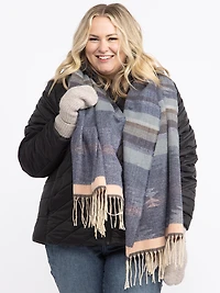 Women's Geometric Scarf