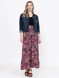 Women's Colour Block Maxi Dress