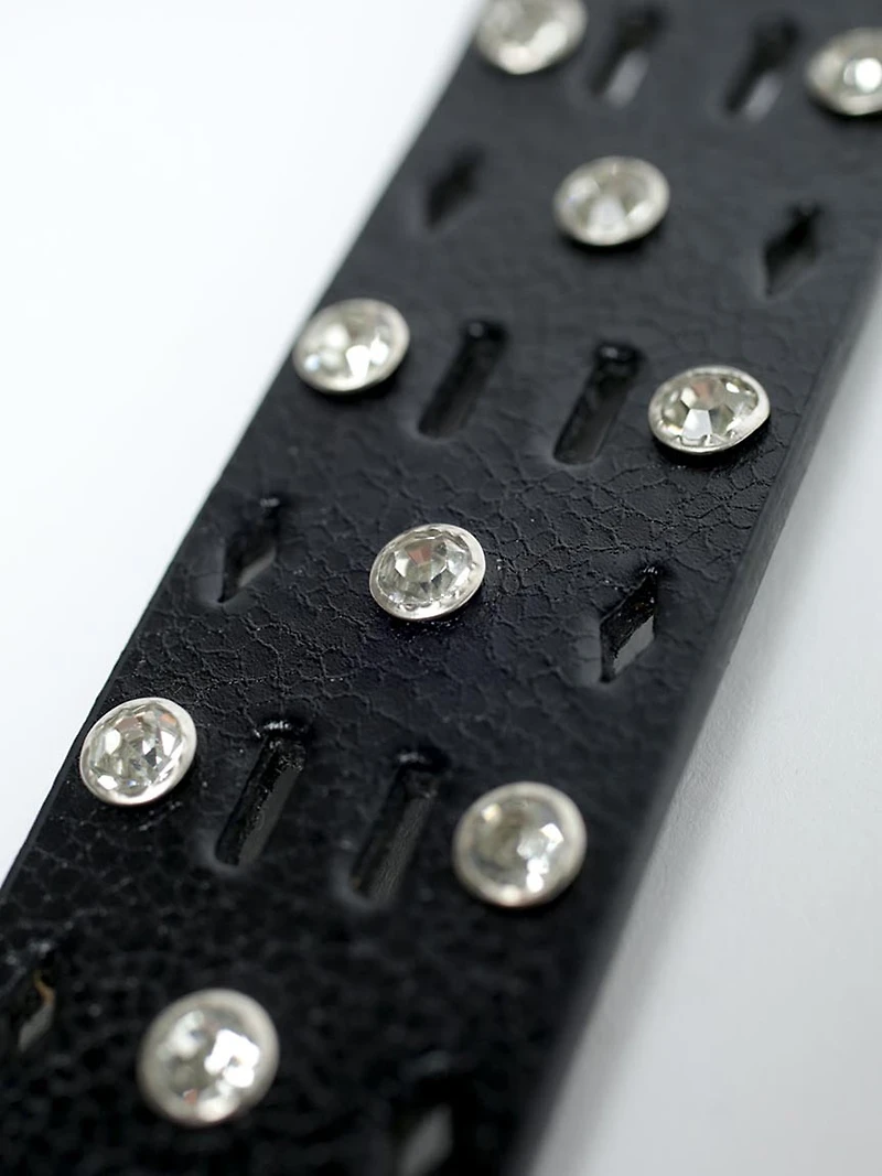 Women's Jewel Stud Cut Out Belt