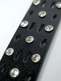Women's Jewel Stud Cut Out Belt