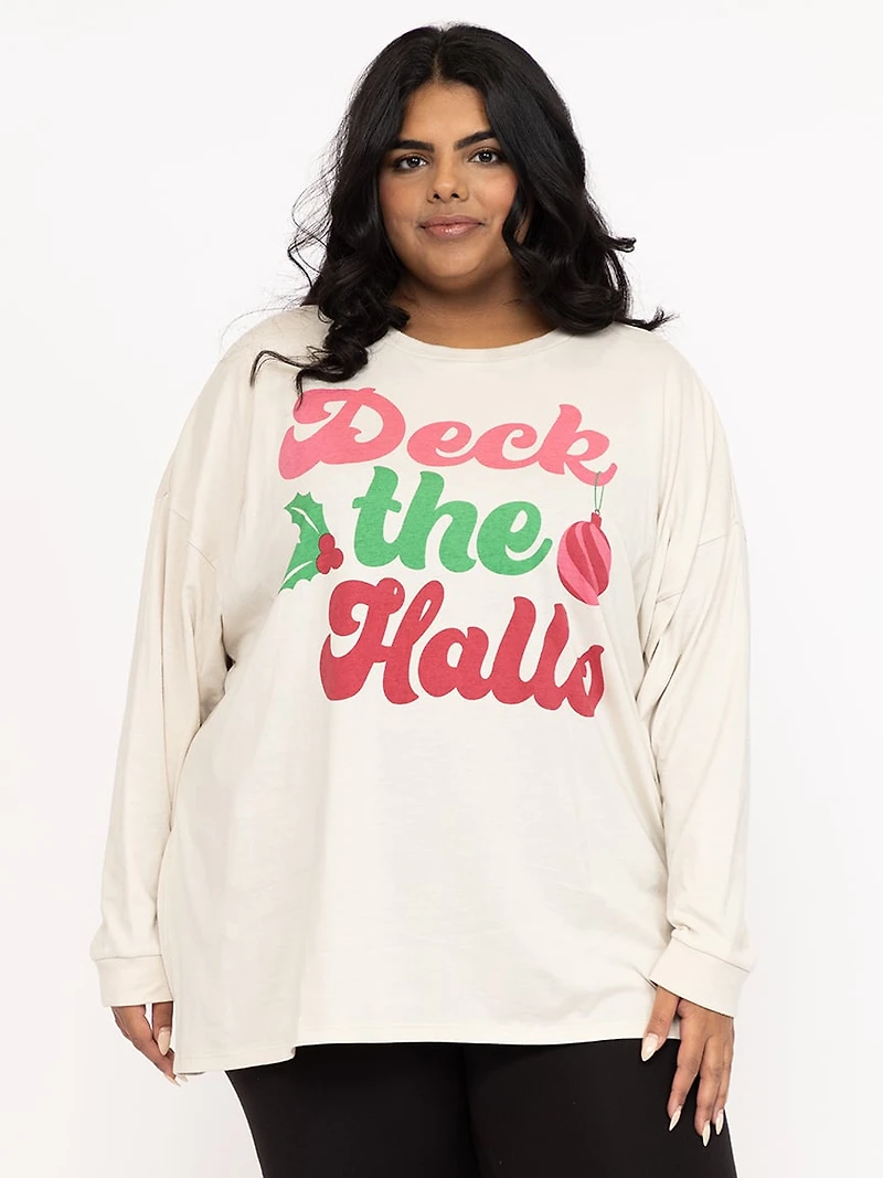 Women's Deck The Halls Long Sleeve Tee