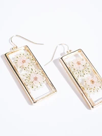Women's Pressed Flower Earrings