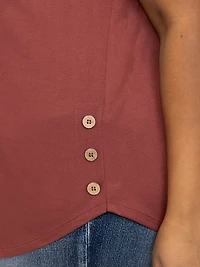 Women's Side Button Tank