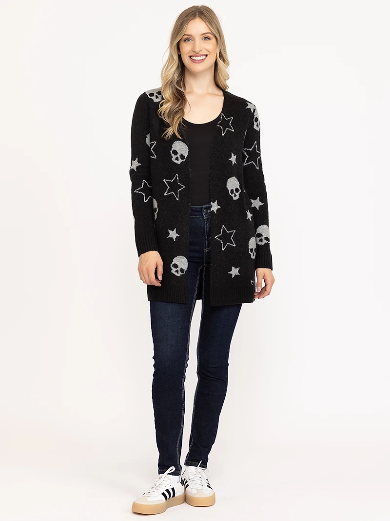 Women's Skull Cardigan
