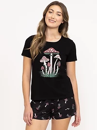 Women's Mushroom Sleep Tee