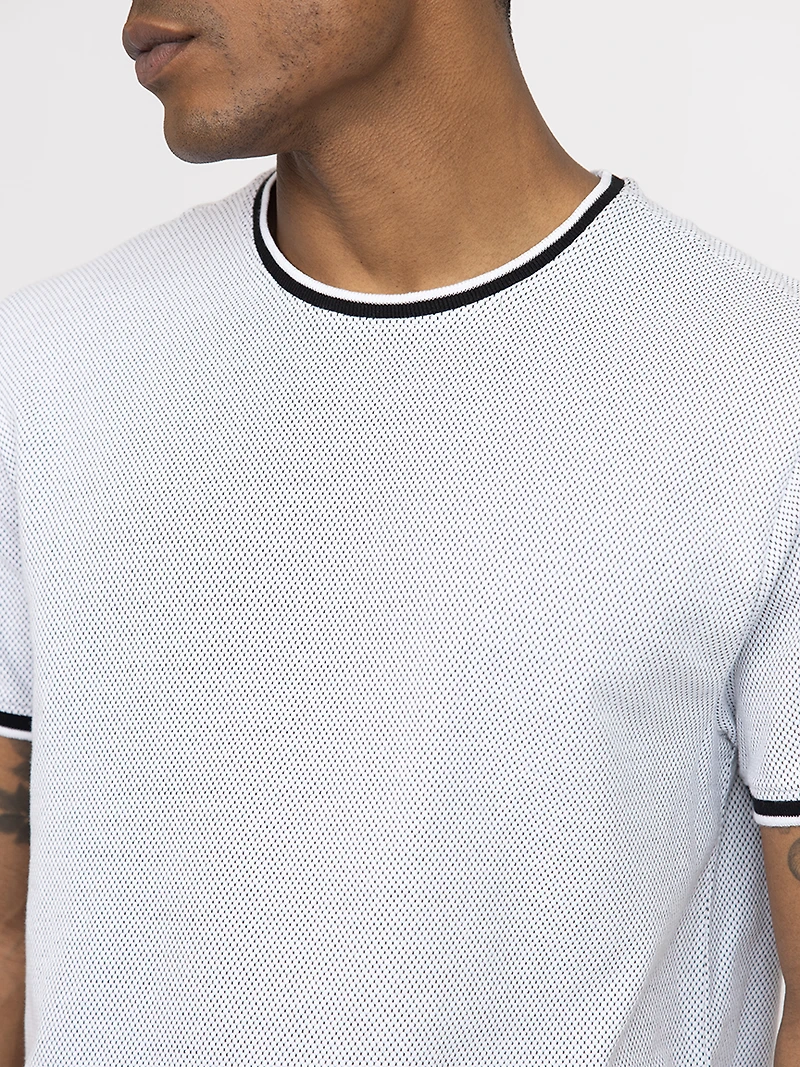Men's Textured Knit Tee