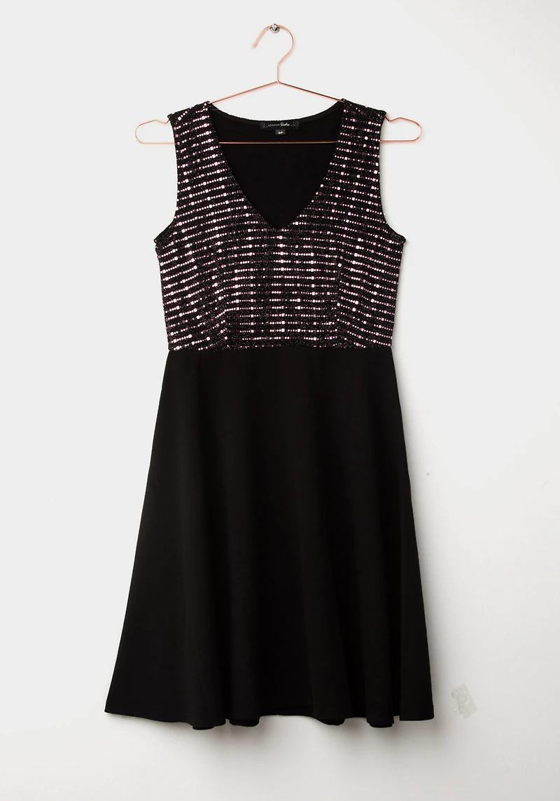 Women's Sequin Top Dress