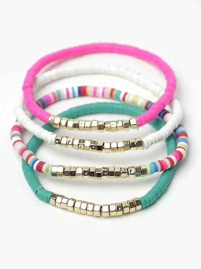 Women's Bright Mini Stretch Bracelets