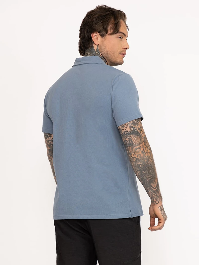 Men's Washed Polo Tee