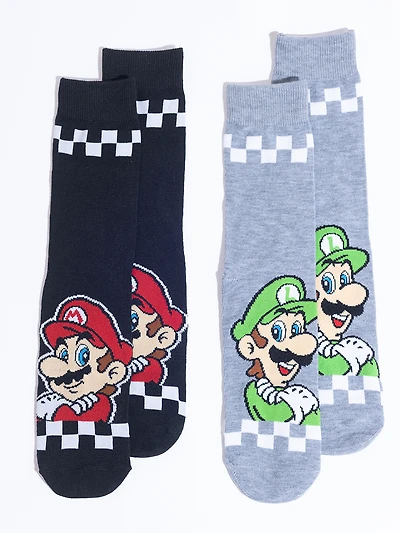 Men's Mario & Luigi Socks
