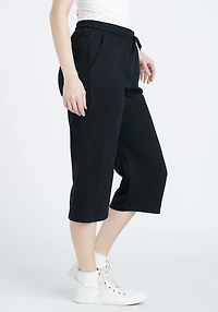 Women's Wide Leg Crop Sweatpant