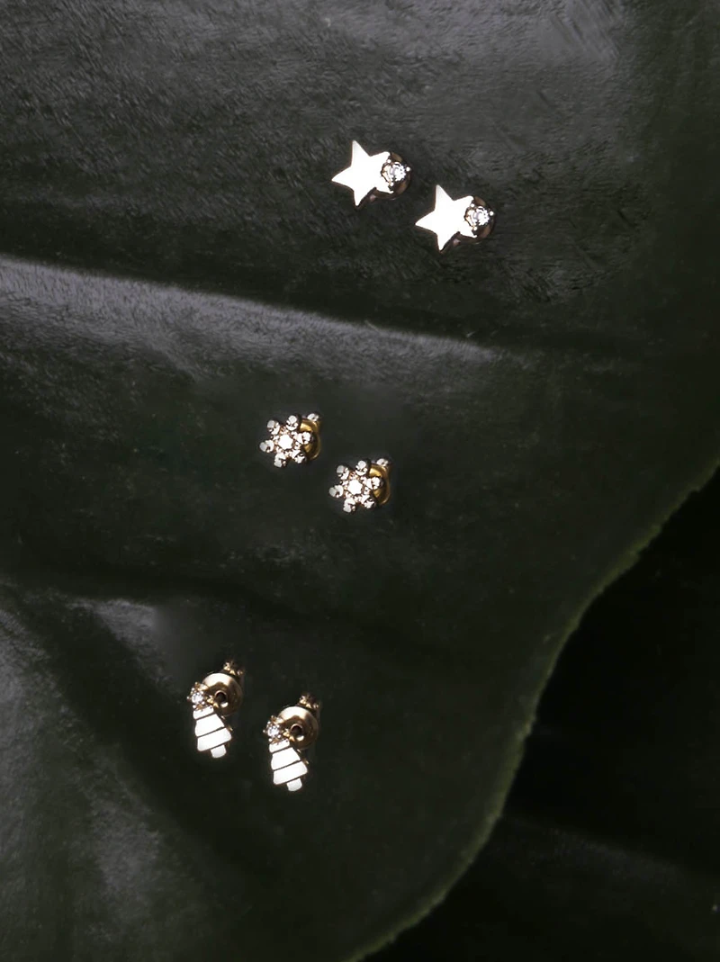 Women's Christmas Stud Earring