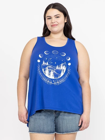 Women's Moon Racerback Tank