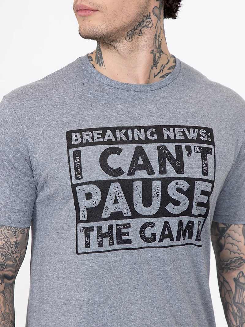 Men's Can't Pause Tee