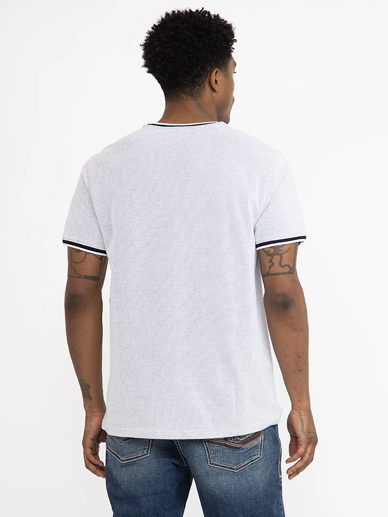 Men's Textured Knit Tee
