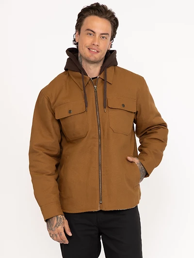 Men's Sherpa Lined Shirt Jacket