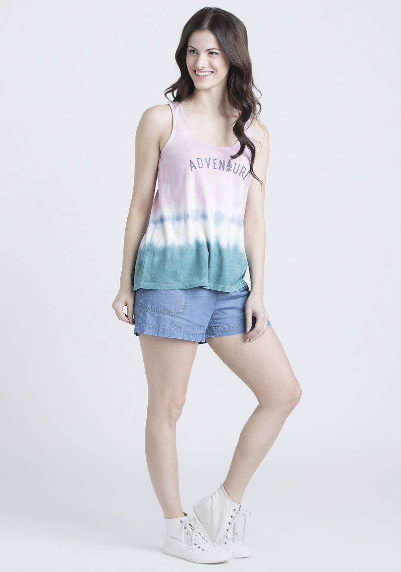 Women's Adventure Tie Dye Racerback Tank