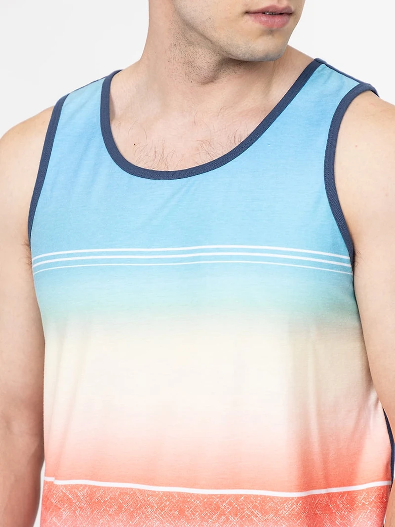 Men's Colour Block Tank