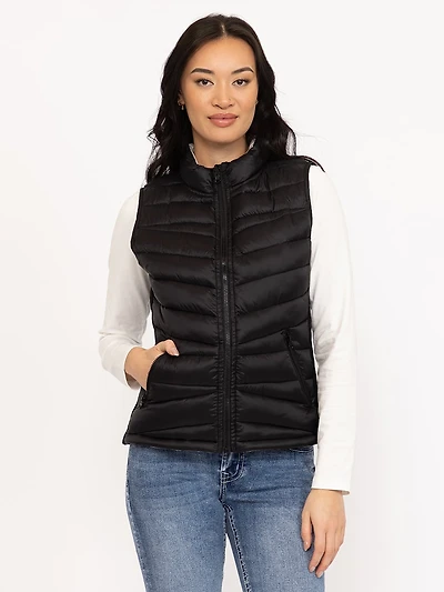 Women's Reversible Puffer Vest