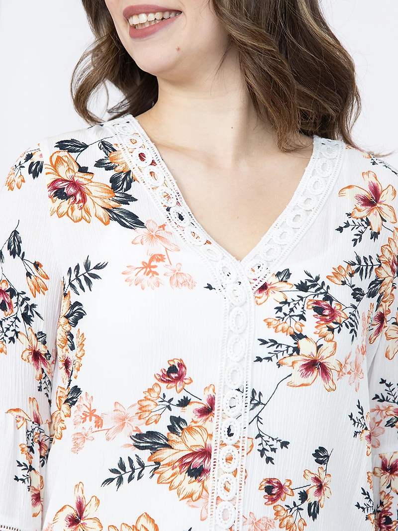 Women's Bell Sleeve Top