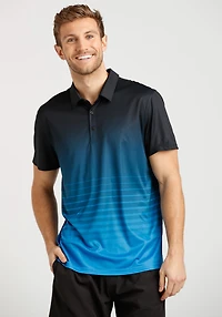 Men's Athletic Ombre Polo Shirt