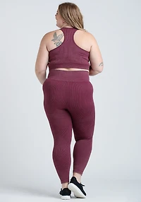 Rib Knit Sports Bra