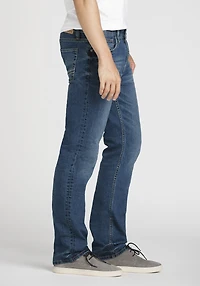 Men's Mid Wash Slim Straight Jeans