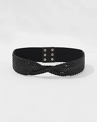 Braided Twist Stretch Belt
