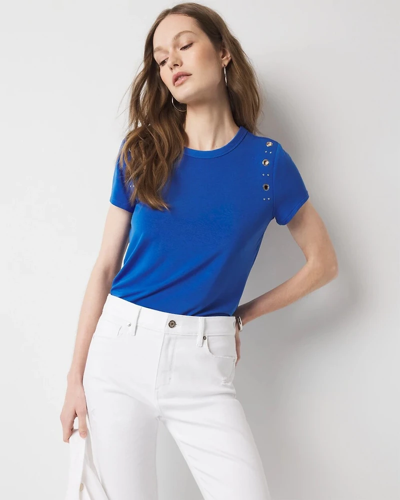 Grommet Crewneck Tee