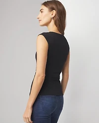 WHBMFORME™ Square Neck Cap Sleeve Top