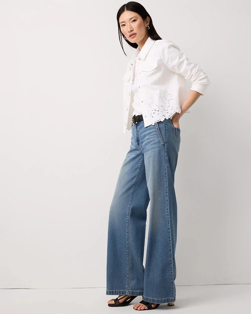 Cutwork Denim Jacket