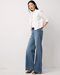 Cutwork Denim Jacket