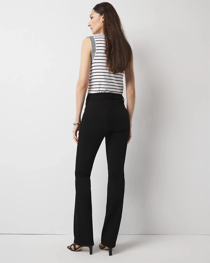 High-Rise Skinny Flare Jeans