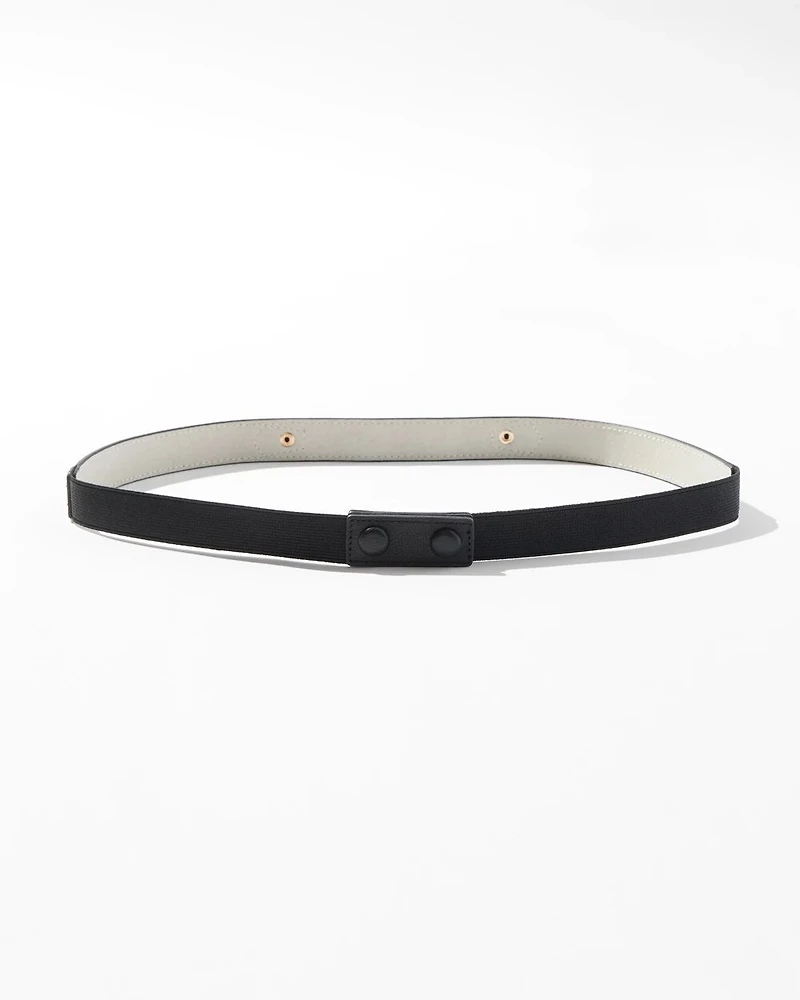 Horsebit Skinny Stretch Belt