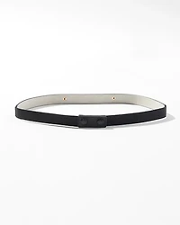 Horsebit Skinny Stretch Belt