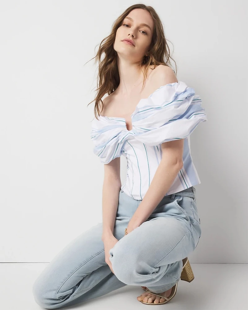 Drama Sleeve Bustier