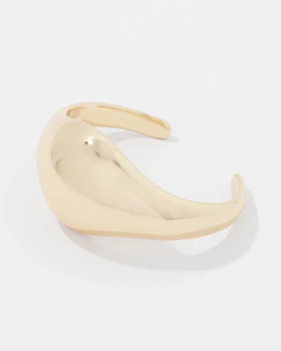 Gold Sculptural Cuff